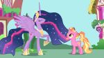  2019 absurd_res crown duo equid eyes_closed female feral friendship_is_magic hi_res horn illumnious luster_dawn_(mlp) mammal my_little_pony outside ponyville sky twilight_sparkle_(mlp) unicorn winged_unicorn wings 