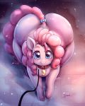  absurd_res big_butt bow butt collar equid equine female feral friendship_is_magic hi_res huge_butt leash mammal my_little_pony pinkie_pie_(mlp) snow spindles 