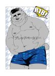  2018 anthro belly clothing eyewear glasses hi_res humanoid_hands male mammal moobs navel nipples overweight overweight_male sippo solo underwear ursid 