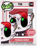 big_eyes felid finnian_ennis funko fur green_eyes hair lostwisdom mammal pantherine piercing red_hair stripes tiger vinyl white_body white_fur