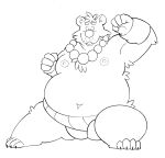 2023 absurd_res anthro bear belly big_belly hi_res kemono m2vcjtad5hsdvla male mammal moobs navel nipples overweight overweight_male solo