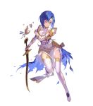  armor breast_hold catria dress fire_emblem fire_emblem_echoes fire_emblem_heroes kakage nintendo sword thighhighs torn_clothes 