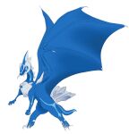 absurd_res cressalias dialga dragon generation_4_pokemon hi_res legendary_pokemon mid_transformation nintendo pokemon pokemon_(species) transformation