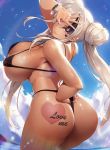  ass bikini erect_nipples obaoba_(monkeyix) swimsuits tattoo thong 