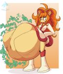 absurd_res accessory anthro asian_clothing boots bow_ribbon canid canine ceroba_(undertale_yellow) clothing east_asian_clothing els3d female female_focus female_pred footwear fox fur hair_accessory hair_bow hair_ribbon hi_res japanese_clothing kimono looking_down mammal orange_body orange_fur ribbons tagme text undertale undertale_(series) undertale_yellow vore