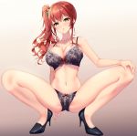  azur_lane bra cameltoe cleavage fukuda_shuushi heels pantsu zara_(azur_lane) 
