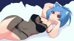  absurdres blue_hair cat_girl highres nicole_watterson skel 