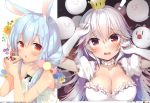  23.4&deg; animal_ears bunny_ears cleavage dress ichiri mario_bros. new_super_mario_bros._u_deluxe princess_king_boo tagme 