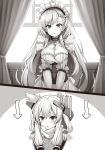  azur_lane azur_lane_episode_of_belfast belfast_(azur_lane) monochrome raiou tagme 