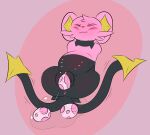 2_tails 6_nipples abdominal_bulge absurd_res amputee anus black_body black_fur blush bodily_fluids cheek_tuft disability egg facial_tuft feral forked_tail fur generation_4_pokemon genitals hi_res limbless male multi_nipple multi_tail nintendo nipples oviposition pink_body pink_fur pokemon pokemon_(species) pregnant pussy rory_arctic_fox shinx solo solo_focus tail trans_(lore) trans_man_(lore) tuft unusual_anatomy unusual_tail
