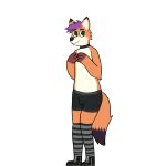 anthro canid canine clothing cute_expression fox foxwspicyfries hi_res male mammal programming_socks solo underwear