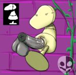 ambiguous_gender animate_inanimate anthro balls bodily_fluids digital_media_(artwork) dummy_(undertale) duo erection female genital_fluids genitals hi_res human male male/female mammal notsafeforwanking penetration penile penis plushie pussy sex simple_background undertale undertale_(series) vaginal vaginal_penetration video_games