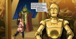 alien android boss_nass butt c-3po duo female gungan happy human interspecies machine male male/female mammal oral padme_amidala protocol_droid robot smile star_wars star_wars:_the_phantom_menace xxxtoon