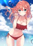  5-toubun_no_hanayome bikini breast_hold cac_itinose nakano_itsuki swimsuits wet 