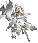  1girl aged_down aqua_eyes blonde_hair boots brand_of_the_exalt cape damaged drill_hair drill_sidelocks emmeryn_(child)_(fire_emblem) emmeryn_(fire_emblem) facial_mark fire_emblem fire_emblem_awakening fire_emblem_heroes forehead_mark green_cape green_footwear highres holding holding_staff knee_boots medium_hair multicolored_cape multicolored_clothes non-web_source open_mouth robe sidelocks solo staff tagme tiara torn_cape torn_clothes white_cape white_robe 