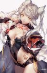  animal_ears granblue_fantasy michudx no_bra tagme 