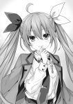  date_a_live itsuka_kotori monochrome tagme tsunako 