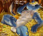 2024 abs absurd_res anthro arm_tuft aroused ball_tuft balls big_balls big_penis blue_body blue_eyes blue_fur bodily_fluids cave coin crown dialogue diamond_(gem) digital_media_(artwork) digital_painting_(artwork) dragon english_text erection fingers fluffy fur furred_dragon galma gem genital_fluids genitals glistening glistening_genitalia glistening_penis gold_(metal) gold_coin gold_jewelry headgear hi_res hoard horn huge_penis humanoid_genitalia humanoid_penis jewelry lying male muscular muscular_male mythological_creature mythological_scalie mythology nude on_back open_mouth painting_(artwork) penis precum ruby_(gem) scalie shaded shoulder_tuft signature sitting solo tail text tongue tongue_out traditional_media_(artwork) treasure tuft url vein veiny_penis white_body white_fur