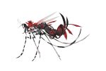  animal arthropod_limbs bug creature full_body highres insect_wings kamikiririp no_humans original red_eyes solo white_background wings 