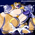 absurd_res anthro asgore_dreemurr belly big_belly big_nipples big_penis bodily_fluids body_hair bovid butt_hair caprine cellulite cum cum_from_penis cum_inside duo from_front_position fucked_silly genital_fluids genitals goat hairy_body hi_res huge_moobs huge_penis humanoid lactating lactating_during_sex looking_up lying male male/male mammal missionary_position navel nipples on_back overweight overweight_male penis possbooty sex spread_legs spreading undertale undertale_(series)