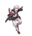  1boy aged_down attack black_coat book brown_gloves brown_hair coat fingerless_gloves fire_emblem fire_emblem_awakening fire_emblem_heroes gloves highres holding holding_book non-web_source open_book open_mouth robin_(fire_emblem) robin_(male)_(child)_(fire_emblem) robin_(male)_(fire_emblem) solo tagme v-shaped_eyebrows white_hair 