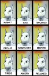  absurd_res anthro confusedraven covered_face emotions equid equine expression_sheet hi_res horse male mammal meme 