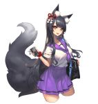  animal_ears dekka seifuku tagme tail 