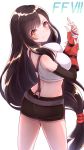  cleavage final_fantasy final_fantasy_vii soraryu_saworu tifa_lockhart 