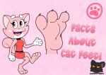  2024 3_toes 4_fingers anthro barefoot blackkittyartz claws clothing domestic_cat dress english_text feet felid feline felis female fingers foot_focus foot_shot footprint mammal pink_background pink_body pink_eyes pink_feet red_clothing red_dress shima_luan signature simple_background smile smiling_at_viewer soles solo spread_toes super_planet_dolan text toe_claws toes white_hands white_nose 