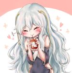  1girl blood blood_bag blush closed_eyes commentary_request drinking_straw girls_frontline highres honyang korean_commentary korean_text ribeyrolles_1918_(girls_frontline) smile solo tomato tomato_juice translation_request white_hair 