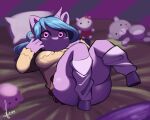  anthro big_butt butt curvy_figure equid equine female friendship_is_magic hasbro heart_eyes heart_symbol hi_res horn horse izzy_moonbow_(mlp) mammal mlp_g5 my_little_pony mythological_creature mythological_equine mythology pony samirachuni smile smiley_face thick_thighs unicorn 
