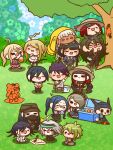  6+boys 6+girls ^^^ ^_^ absurdly_long_hair ahoge akamatsu_kaede alternate_hairstyle alternate_headwear amami_rantaro android anger_vein animal antenna_hair aqua_hat arm_behind_back arm_up bandaged_hand bandages barbed_wire barefoot beanie bear beetle belt belt_buckle black-framed_eyewear black_belt black_choker black_corset black_dress black_eyes black_footwear black_gloves black_hair black_hat black_jacket black_mask black_pants black_sailor_collar black_skirt black_socks black_wristband blazer blonde_hair blue_bow blue_bowtie blue_gloves blue_hair blue_pants blue_serafuku blue_shirt blue_skirt blue_sky blunt_bangs blunt_ends blush_stickers bob_cut boots bow bowtie breasts brown_footwear brown_hair brown_hat brown_jacket brown_pants brown_suit buckle bug bush butterfly_net buttons can chabashira_tenko chibi choker cigarette closed_eyes closed_mouth coat_on_head collared_shirt commentary_request cooler corset crossed_legs danganronpa_(series) danganronpa_v3:_killing_harmony dark-skinned_female dark_skin double-breasted dress drink drink_can earrings everyone eyelashes fake_horns fingerless_gloves fist_pump floral_background flying_sweatdrops frilled_dress frilled_skirt frilled_sleeves frills furrowed_brow gakuran gem_hair_ornament giving glasses gloves gokuhara_gonta green_bow green_hair green_hat green_jacket green_necktie green_pants grey_hair grey_hairband grey_socks hair_bow hair_ornament hair_over_one_eye hair_scrunchie hairband hand_net hand_on_own_chin hand_on_own_elbow hand_to_own_mouth handkerchief happy harukawa_maki hat hat_ribbon holding holding_animal holding_butterfly_net holding_drink holding_handkerchief holding_jar horned_headwear horns hoshi_ryoma hot insect_cage iruma_miu jacket jar jewelry k1-b0 kneehighs kneeling lace-trimmed_dress lace-trimmed_hairband lace_trim large_breasts leather leather_jacket lid light_blush long_dress long_hair long_skirt long_sleeves low_twintails mask medium_hair midriff miniskirt mole mole_under_eye mole_under_mouth momota_kaito monokuma mouth_hold mouth_mask multiple_belts multiple_boys multiple_bracelets multiple_girls multiple_hair_bows musical_note musical_note_hair_ornament musical_note_print navel necktie nervous_sweating no_coat no_eyewear no_jacket no_scarf no_vest o-ring oma_kokichi on_head open_belt open_mouth orange_bow orange_bowtie outdoors outstretched_arm pale_skin panicking pants peaked_cap pink_belt pink_ribbon pink_serafuku pink_skirt pinstripe_pants pinstripe_pattern plaid plaid_skirt pocket ponytail purple_hair purple_hairband purple_necktie purple_pants purple_skirt red_hair red_scrunchie red_shirt red_thighhighs ribbon round_eyewear saihara_shuichi sailor_collar school_uniform scrunchie serafuku shadow shinguji_korekiyo shirogane_tsumugi shirt shoes short_sleeves sidelocks single_ankle_cuff sitting skirt skirt_set sky sleeveless sleeveless_dress sleeves_past_wrists sleeves_rolled_up smile socks soda_can solid_oval_eyes spider_web_print spiked_hair standing standing_on_shoulder straight_hair striped_clothes striped_pants striped_shirt stud_earrings suit sun_hat sweat t-shirt thick_eyebrows thigh_belt thigh_strap thighhighs tojo_kirumi tree twintails two-tone_pants unmoving_pattern v-shaped_eyebrows very_long_hair visor_cap wavy_mouth white_belt white_bow white_bowtie white_eyes white_hair white_jacket white_pants white_sailor_collar white_shirt white_socks white_undershirt wiping_sweat yellow_raincoat yonaga_angie yumaru_(marumarumaru) yumeno_himiko zipper zipper_pull_tab 