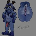  1:1 2024 4_arms animal_genitalia animal_penis anus armpit_hair ass_up balls barefoot belly big_blue_bubble big_butt big_feet blue_body blue_fur body_hair bowgart breasts butt chest_hair colored common_bowgart detailed digital_drawing_(artwork) digital_media_(artwork) english_text equine_genitalia equine_penis feet fingers flaccid foreskin fur genitals green_eyes gynomorph hair hairy hi_res horn humanoid humanoid_genitalia humanoid_penis intersex looking_at_viewer markings melancholic monster multi_arm multi_limb multicolored_body my_singing_monsters nipples nude penile penis presenting presenting_hindquarters pubes puffy_anus purple_anus purple_balls rear_view red_penis samael_(kazupathry) shaded sheath signature simple_background sketch smile solo standing tail teeth text thick_thighs toes violentcicadas wide_hips 