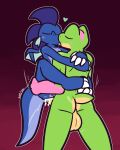 2024 3_toes 4_fingers amphibian anal anal_penetration anthro anthro_on_anthro anthro_penetrated anthro_penetrating anthro_penetrating_anthro arms_around_partner balls big_balls big_penis blue_body blue_scales blush bodily_fluids caspar_the_frog claws cum cum_drip cum_from_ass cum_in_ass cum_inside cum_on_penis dragon dripping drooling duo erection european_mythology eyes_closed feet finger_claws fingers french_kissing frog genital_fluids genitals green_body green_skin hair hip_grab interspecies kissing larger_anthro larger_male legs_around_partner male male/male male_penetrated male_penetrating male_penetrating_male membrane_(anatomy) membranous_wings motion_lines mythological_creature mythological_scalie mythology penetration penis perineum purple_hair red_background ruby_(ultilix) saliva scales scalie sex short_tail simple_background size_difference smaller_anthro smaller_male smaller_penetrated smile stand_and_carry_position standing standing_sex tail tight_fit toe_claws toes ultilix western_dragon white_claws wings yellow_balls yellow_body yellow_penis yellow_perineum yellow_skin