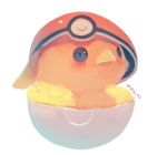  artist_name blush full_body gen_3_pokemon highres in_container manino_(mofuritaionaka) no_humans poke_ball poke_ball_(generic) pokemon pokemon_(creature) simple_background solo torchic white_background 