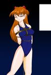  arms_behind_back bdsm bikini blush bondage bound breast_bondage breasts crotch_rope erect_nipples humiliation kokuyousha neon_genesis_evangelion peeing soryu_asuka_langley souryuu_asuka_langley swimsuit tears 