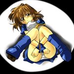  arle_nadja bdsm bondage bound female full_body humiliation madou_monogatari panties puyopuyo rope solo underwear 