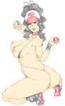  artist_request ass bad_anatomy bad_proportions bad_propotions baseball_cap bikini hat highres kyura9een kyura_(kyura9een) poke_ball pokeball pokemon pokemon_(game) pokemon_bw small_feet swimsuit touko_(pokemon) v 