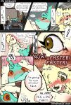 2024 abby_(canisfidelis) anthro bed biped black_bars black_nose blush bodily_fluids breasts canid canine canis canisfidelis comic countershade_face countershading cunnilingus dialogue domestic_dog dragon duo english_text female fin fish fluffy fluffy_hair furniture genitals grey_body hair hair_over_eye half-closed_eyes head_fin hi_res hybrid inside letterbox lying lying_on_bed male male/female mammal marine meme mythological_creature mythological_scalie mythology narrowed_eyes nipple_fetish nipple_play no_nut_november nude on_back on_bed open_mouth oral poodle pussy scalie sex small_breasts speech_bubble sweat teeth text tongue vaginal white_body white_countershading