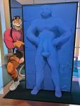 2025 3:4 anthro backpack backwards_baseball_cap backwards_hat balls baseball_cap big_balls big_muscles big_penis bottomwear claws clothed clothing erection eyebrows eyes_closed felid footwear fur genitals gesture glans hand_gesture hands_on_hips hat headgear headwear hi_res humanoid_genitalia humanoid_penis humor inside licking licking_lips licking_own_lips long_sleeves male mammal muscular muscular_anthro muscular_male museum name_tag otternito pantherine penis pin_screen pointing self_lick shirt shoes shorts smile socks solo standing text thick_penis thick_thighs tiger tongue tongue_out topwear tuft unzipped url whiskers zipper