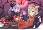  blood halloween heels kawayabug nurse pantyhose pointy_ears remilia_scarlet stockings thighhighs touhou toyosatomimi_no_miko wings 