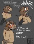 anthro blush buckteeth capybara caviid coin coin_slot ear_piercing ear_ring eyewear fetish furufoo glasses hi_res lizard_(furufoo) mammal piercing rear_view ring_piercing rodent sequence teeth transformation unusual_anatomy