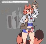 2023 5_fingers absurd_res animal_ears animal_humanoid ask_blog background_character black_text blue_bottomwear blue_clothing blue_skirt blush bodily_fluids bottomwear breasts canid canid_humanoid canine canine_humanoid clothed clothed_female clothed_humanoid clothing collared_shirt derpyfox_36 digital_drawing_(artwork) digital_media_(artwork) dress_shirt ear_blush english_text eyebrows female female_humanoid fingers genital_fluids grey_background hair handbag hi_res hidden_vibrator humanoid id_card lanyard light_body light_skin looking_aside mammal mammal_humanoid markings mona_(derpyfox_36) orange_ears orange_eyebrows orange_hair panties public purse rapid_transit ring_(marking) ringed_tail sex_toy shirt simple_background skirt striped_markings striped_tail stripes sweat tail tail_markings tanuki_humanoid text thought_bubble topwear train underwear vaginal_fluids vehicle vibrator white_clothing white_shirt white_topwear x-ray_view