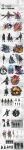  1boy 6+girls absurdres character_name chinese_text copyright_name full_body grey_background highres incredibly_absurdres mist_sequence multiple_girls multiple_views official_art reference_sheet sketch_inset standing tall_image weapon 