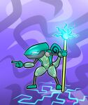 abstract_background ambiguous_gender ancient android animal_humanoid armor bright_eyes bright_light chameleon chameleon_humanoid color_contrast colored creation cybernetics cyborg digital_drawing_(artwork) digital_media_(artwork) digital_painting_(artwork) electricity emptylog_(character) energy energy_weapon fantasy fantasy_weapon futuristic futuristic_armor gesture glistening glowing glowing_eyes green_armor green_body hand_gesture hi_res high_tech humanoid line_art lizard lizard_humanoid machine neon_lights painting_(artwork) peludo pointing powerful purple_background reptile reptile_humanoid robot robotic roboticized scalie scalie_humanoid science_fiction simple_background solo solo_focus solo_in_panel staff standing stick stylized technology translucent translucent_body warrior