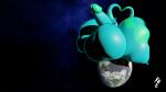 16:9 2_tails 3_toes 3d_(artwork) alien alien_humanoid animal_humanoid anthro balls big_balls big_butt big_penis biped bottom_heavy bottomless butt clothed clothing cosmic_background digital_media_(artwork) earth embarrassed erection eyebrows eyestalks feet fingers floating_eyebrows gastropod gastropod_humanoid genitals gesture giga green_eyes green_markings hand_behind_head heart_gesture hi_res hoodie hoodie_only huge_balls huge_butt huge_hips huge_penis huge_thighs humanoid hyper hyper_balls hyper_butt hyper_genitalia hyper_penis kuiperkyper kyper_veldyn_(kuiperkyper) long_neck looking_away macro macro_focus male markings mollusk mollusk_humanoid multi_tail penis planet raised_eyebrows sitting_on_planet smile solo space tail tail_gesture teal_body terra_macro thick_thighs toes topwear topwear_only wide_hips widescreen yellow_sclera