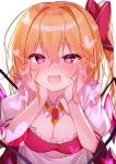  cleavage flandre_scarlet nenobi_(nenorium) touhou wings 