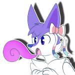 1:1 alpha_channel ambiguous_gender angry_eyebrows anthro backdrop big_ears blue_eyes blue_nose bow_ribbon braixen breath_powers canid canine cheek_tuft chest_tuft colored_fire elemental_manipulation eyebrow_through_hair eyebrows facial_tuft fennec_fox fire fire_breathing fire_manipulation fox fur generation_6_pokemon hair head_tuft kitsunekotaro mammal nino_(nin10dope) nintendo open_mouth pokemon pokemon_(species) purple_body purple_fire purple_fur shadow shiny_pokemon simple_background solo telegram_sticker translucent translucent_hair transparent_background true_fox tuft white_body white_fur