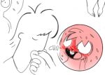 2023 affectionate anthro blush blush_lines chu_(sound_effect) clothed clothing digital_drawing_(artwork) digital_media_(artwork) duo female flaky_(htf) flustered fur hair happy_tree_friends hoosierman9911a human interspecies jon_(hoosierman9911a) kissing kissing_hand love male male/female mammal paws porcupine rodent shocked simple_background sketch teeth