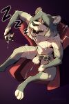 abstract_background anthro arc_rozion bodily_fluids cel_shading chozogoat claws cum cum_drip cum_everywhere cum_on_face cum_on_hand cum_on_leg cum_on_penis digital_media_(artwork) digitigrade dripping excessive_cum excessive_genital_fluids eyes_closed felid fur genital_fluids genitals hand_on_leg hi_res humanoid_genitalia humanoid_penis inside lion male mammal messy nipples pantherine penis shaded sleeping sleeping_nude sleeping_on_chair snoring solo sound_effects vowelless vowelless_sound_effect white_body white_fur zzz